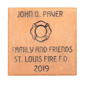 8" x 8" Red Clay Pathway Paver